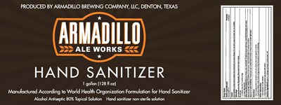 gallon label - hand sanitizer min